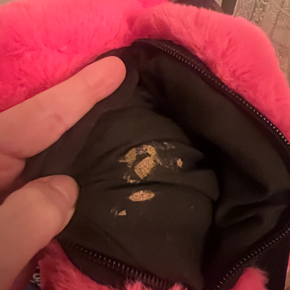 Plush hot pink Teddy Bear backpack - Picture 5 of 5